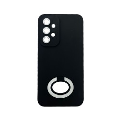 Silicone Case with Support Ring for Samsung Galaxy A13 4g Black White Silicone Case with Support Ring for Samsung Galaxy A13 4g Black White